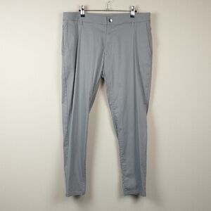 Birddogs Pants Mens 36x29 Gray Stretch Khakis Slim Fit